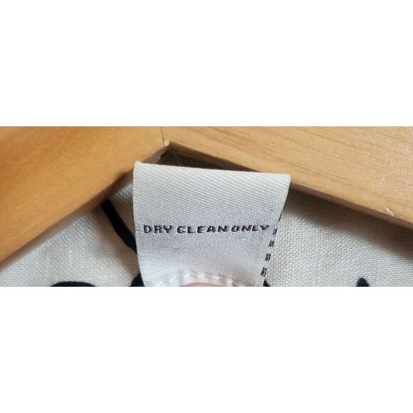 David Brooks 100% Linen Button Front Top Sz Women's 1X Beige 3/4 Sleeve Collared - Picture 9 of 9